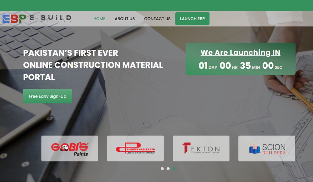 E-Build Pakistan: Pakistan’s First Ever Online Buy & Sell Construction Industry Material & Services Portal