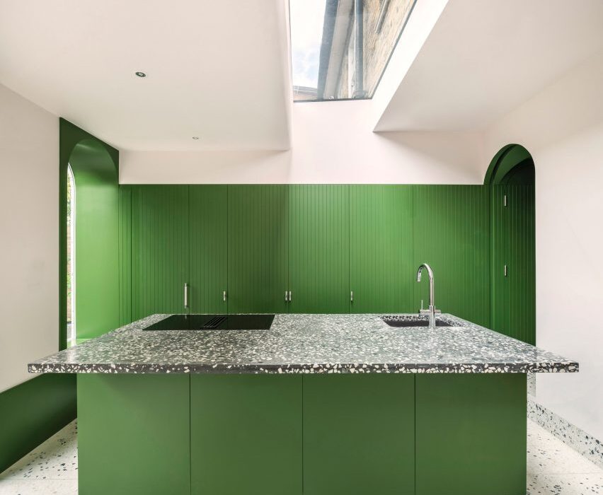 Ten architect-designed kitchens with terrazzo details