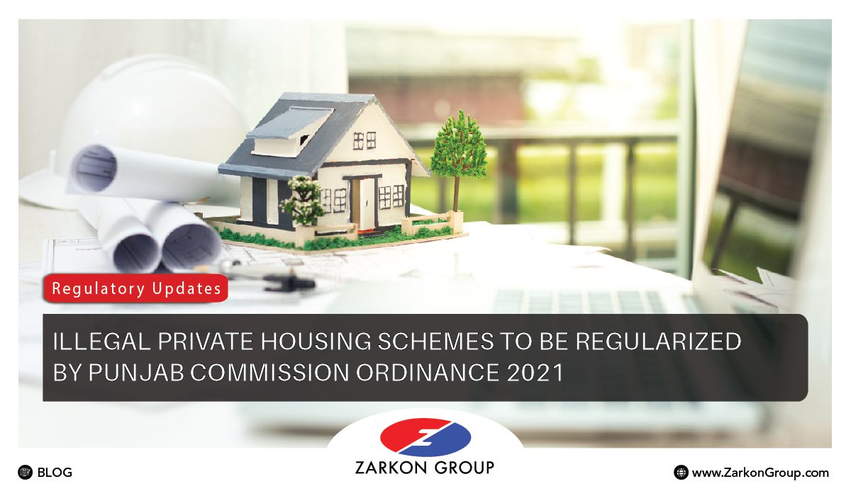 Regularization of Irregular Housing Schemes Ordinance 2021