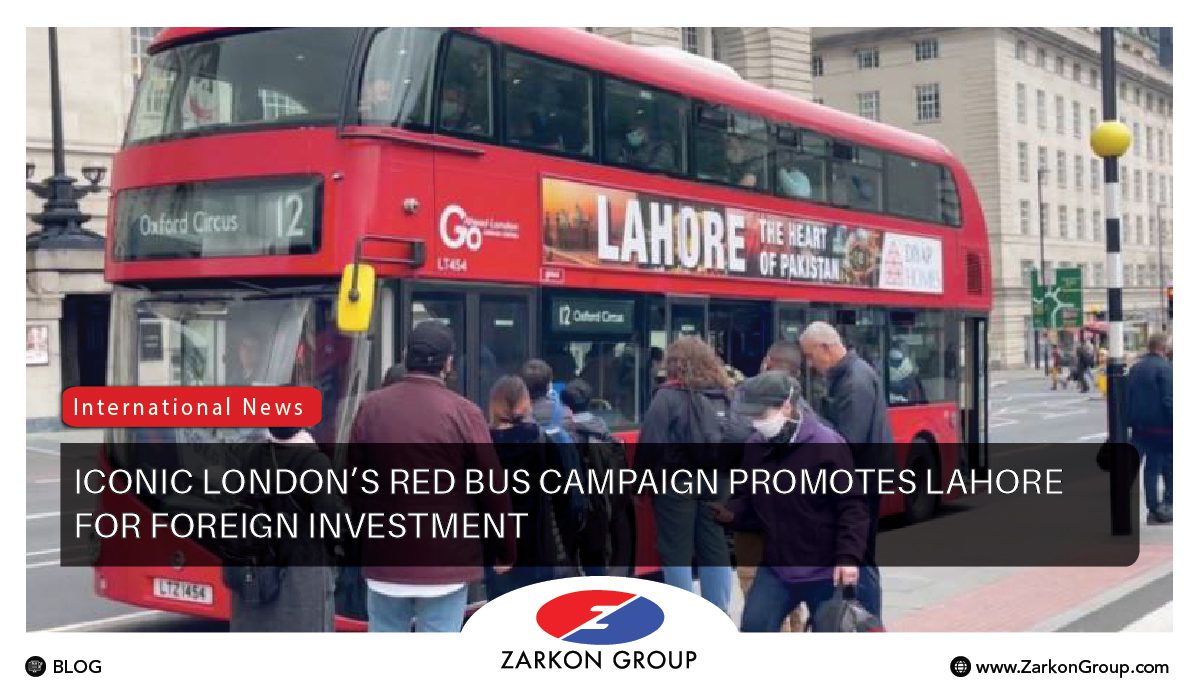 London red bus campaign promotes Lahore for foreign investment