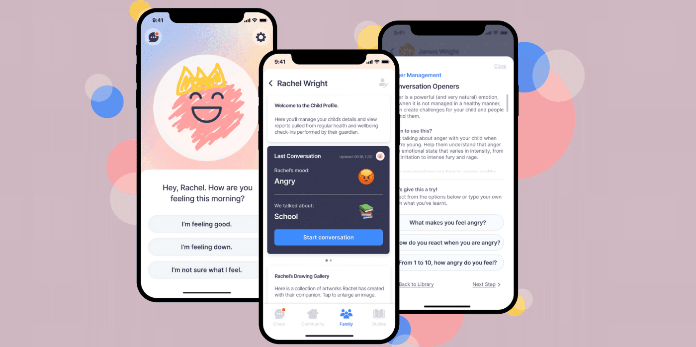 An AI-powered mental health and wellness app for families