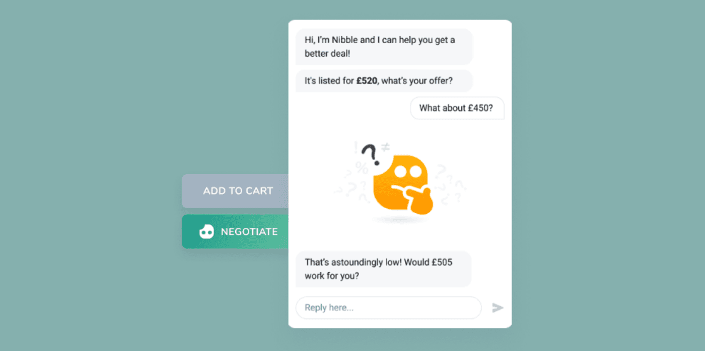 An AI negotiation chatbot powers the circular economy