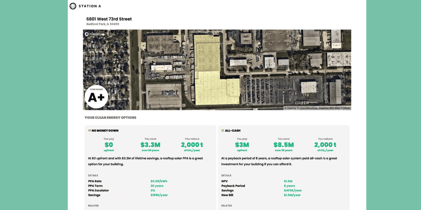 Platform grades commercial buildings for sustainability and provides green alternatives