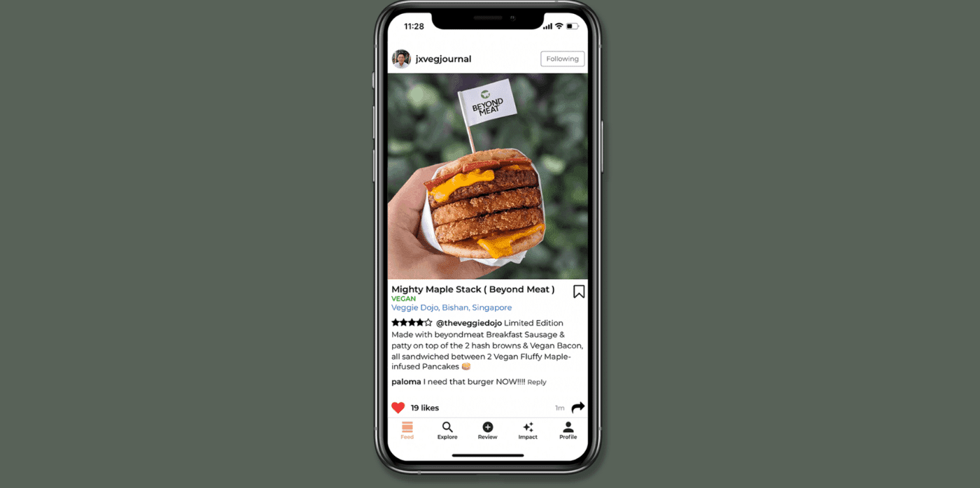 A vegan social media app gives users the option to own shares in the company