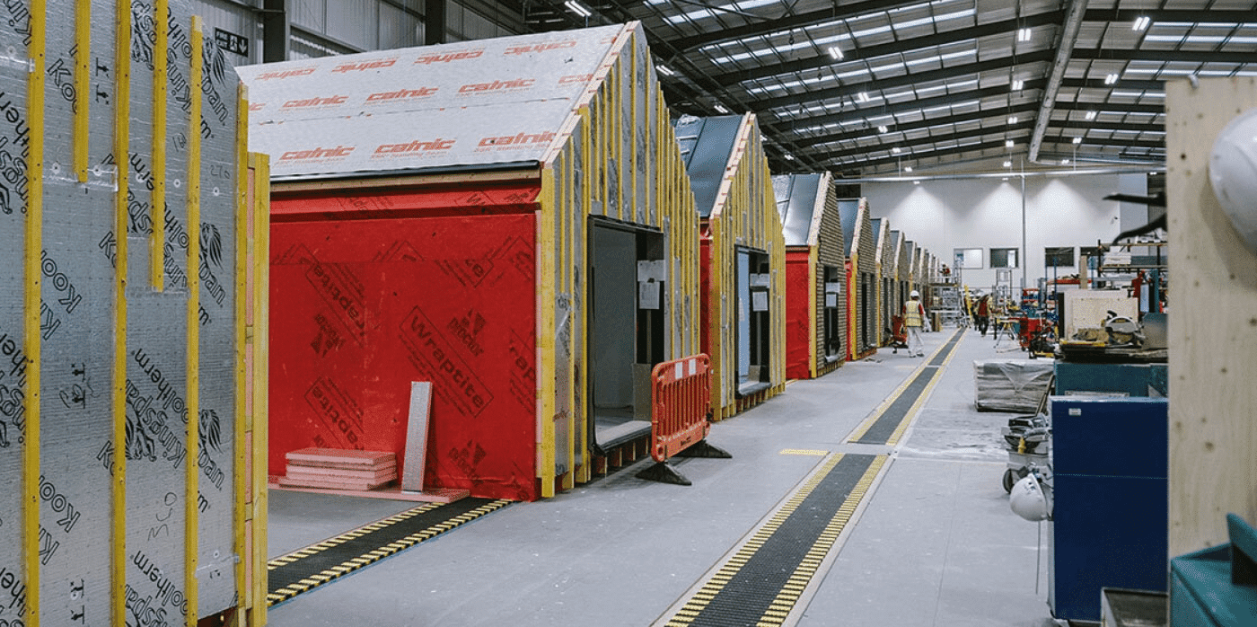 A hi-tech factory for sustainable, modular houses