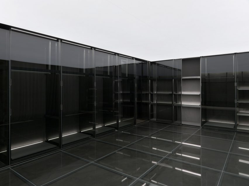 Balenciaga opens smoked-glass couture store beneath historic atelier in Paris