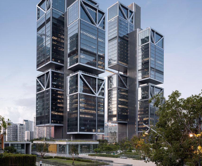 DJI reaches new heights with dramatically cantilevering skyscraper HQ