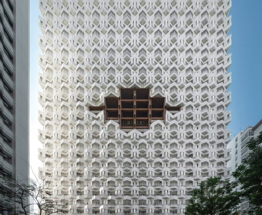 Plan Architect designs apartment block for nurses with zigzagging facade