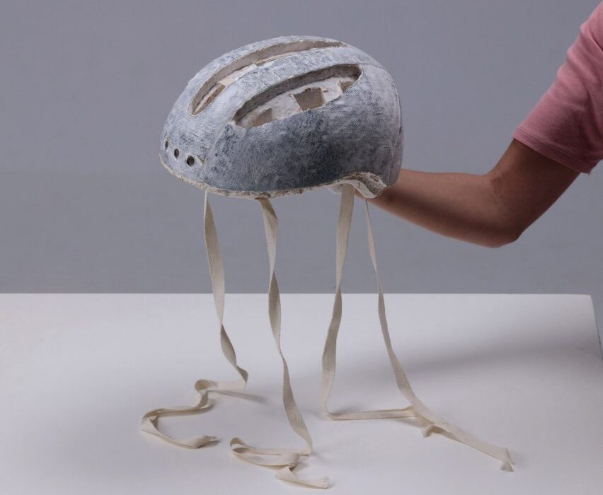 Studio MOM creates mycelium cycle helmet MyHelmet