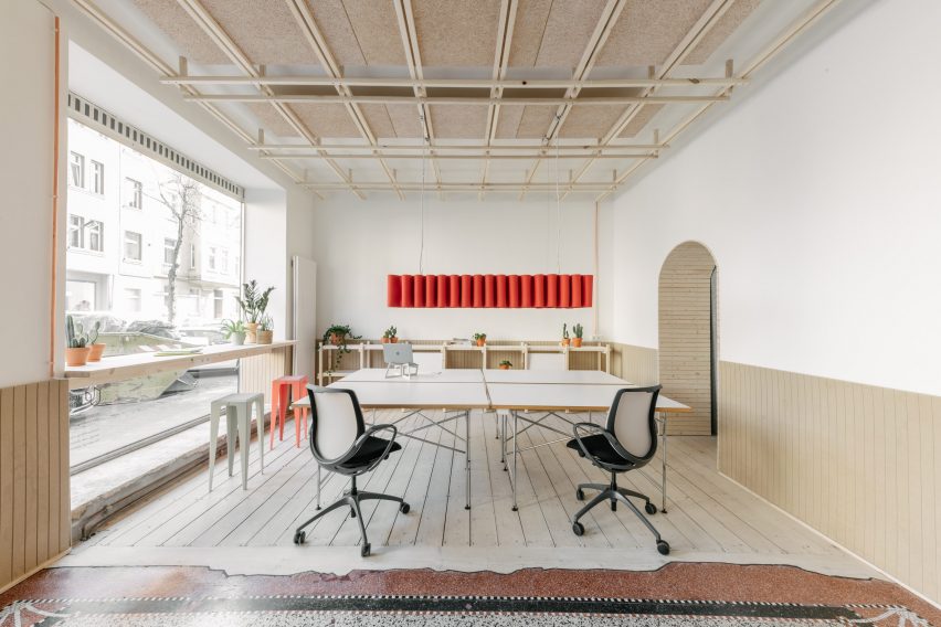 Urselmann Interior renovates own office using recycled materials