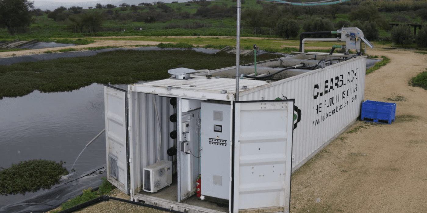 Modular sewage treatment plant fits inside a trailer