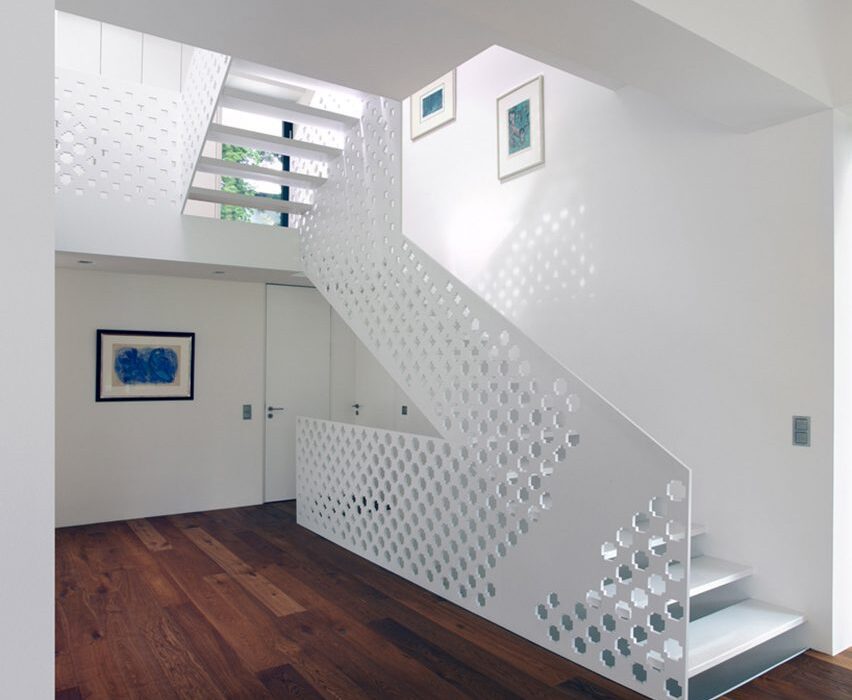 Ten homes with staircases that have statement balustrades