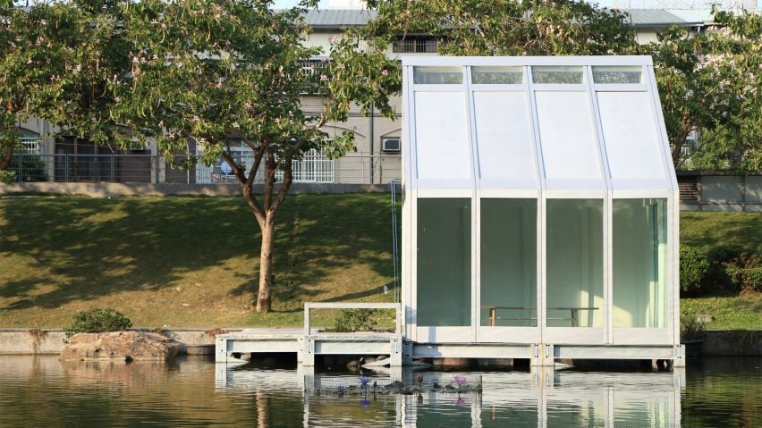 Dezeen Agenda features water-filled windows that heat and cool buildings