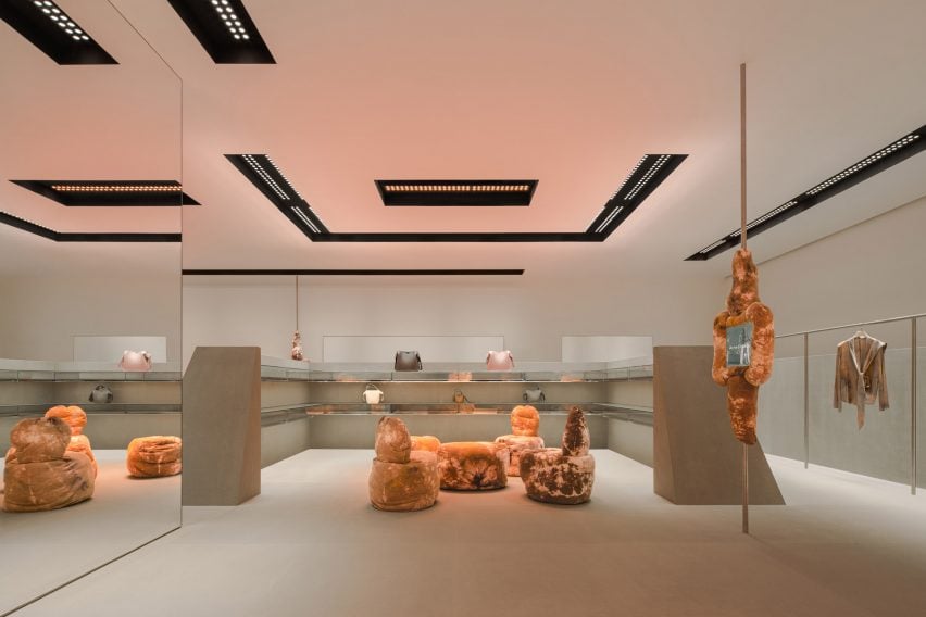 Halleroed combines the futuristic and the primitive for Chengdu Acne store