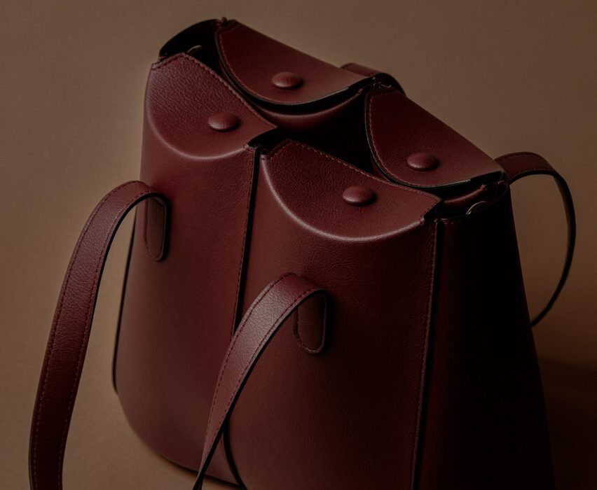 Luca Nichetto designs apple-leather Malala handbag for Angela Roi