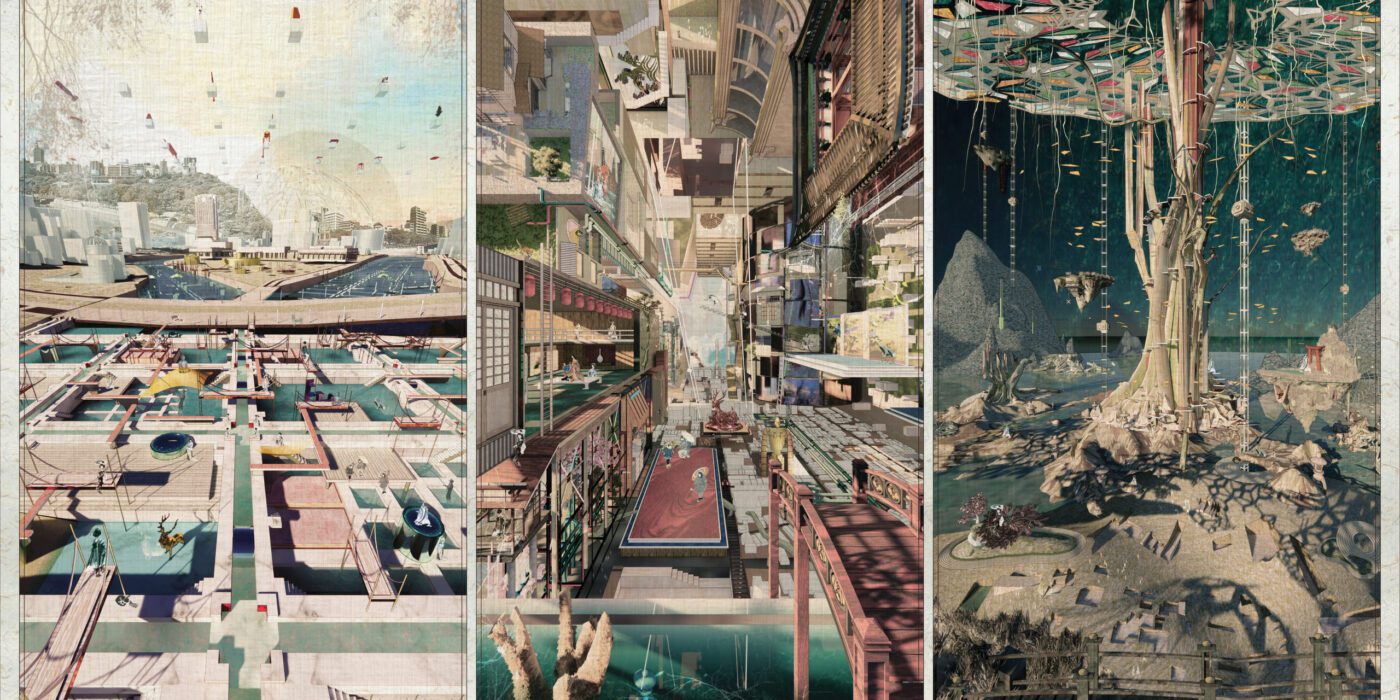 This Epic Architectural Triptych Depicts the Complexities of Hiroshima’s Past, Present and Future