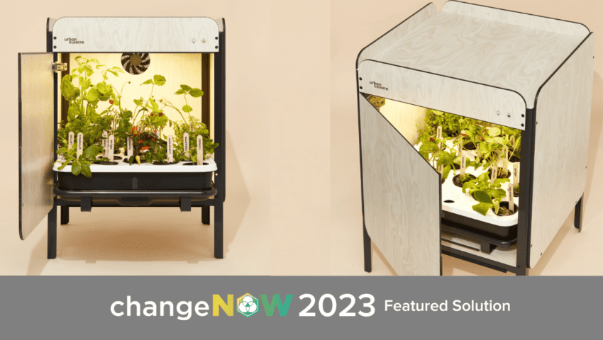 A connected vegetable garden for growing food at home