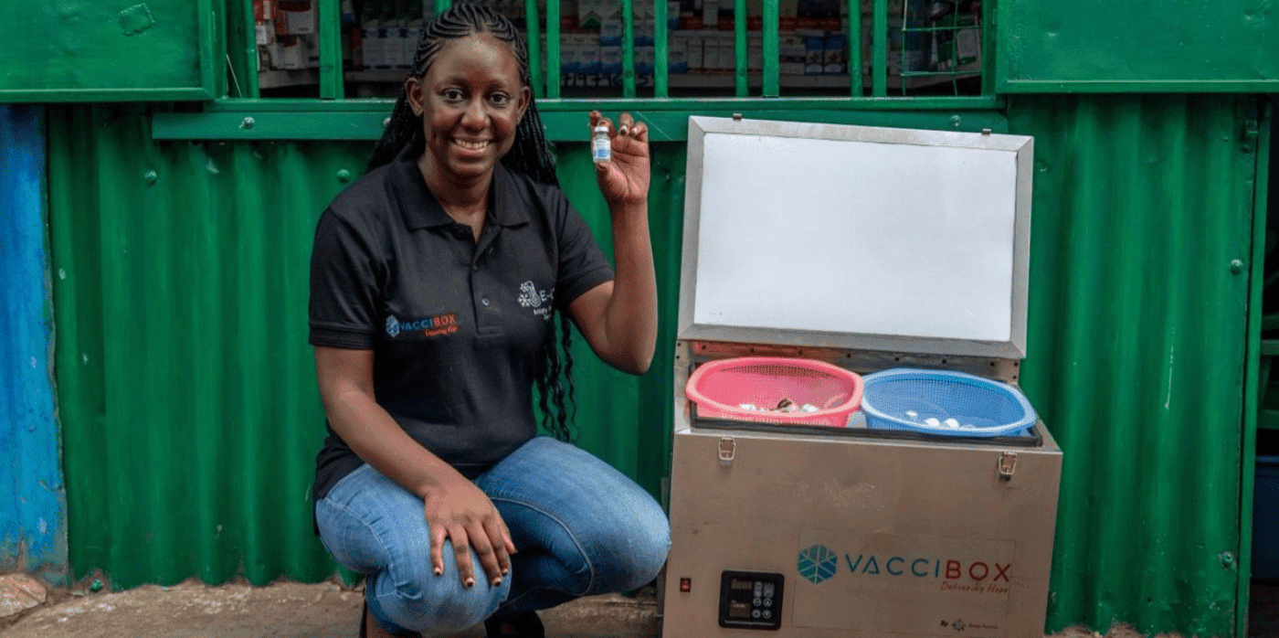 A portable solar fridge for delivering vaccines to rural communities