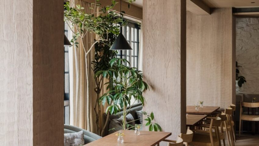 Dining room in Gaga's Coast restaurant