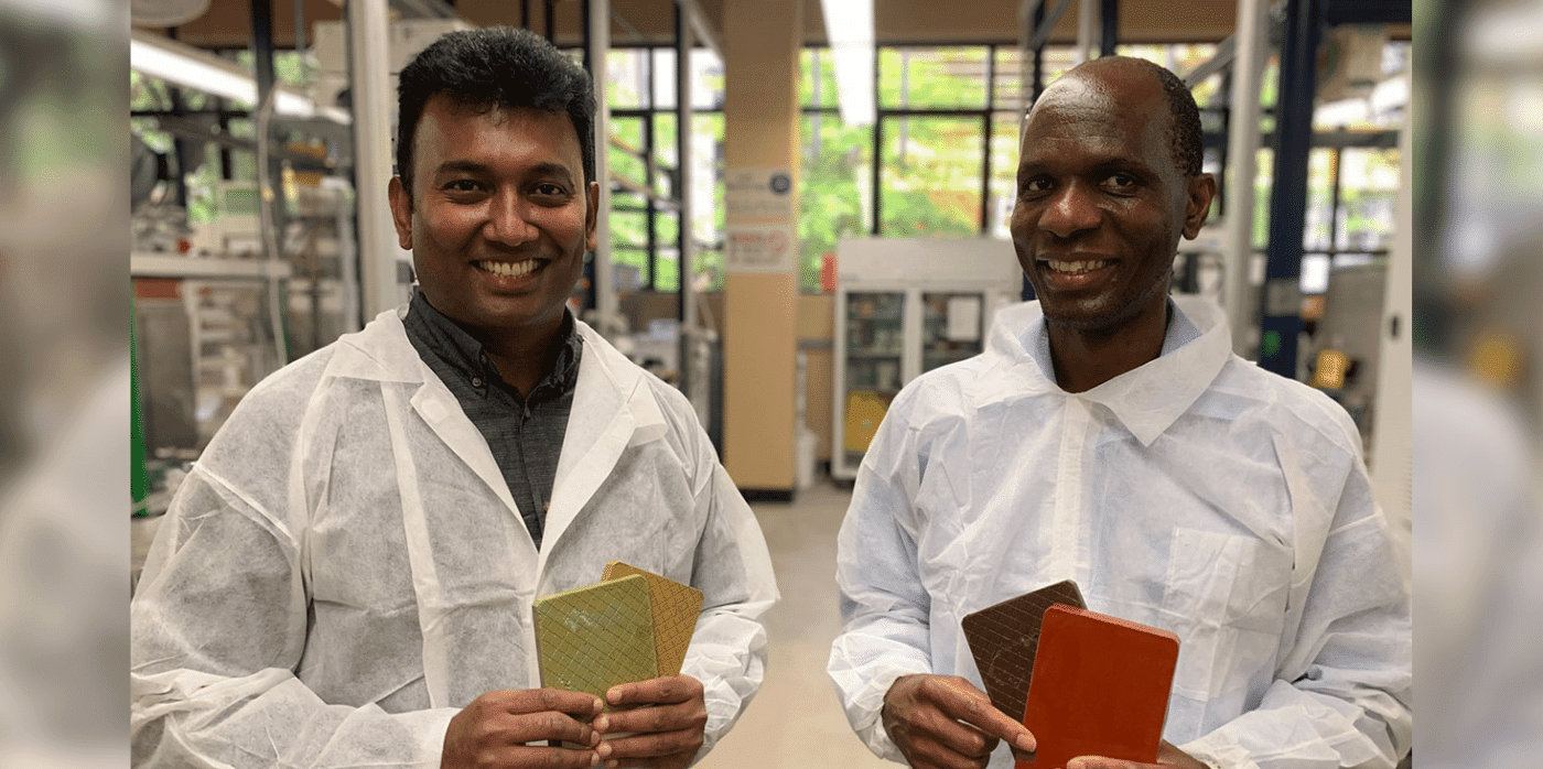 Sustainable building cladding made of recycled glass 