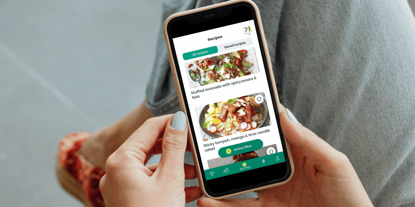 An app helps families avoid food waste