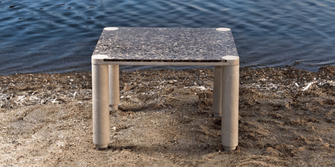 Luxury tables made from sea plants 