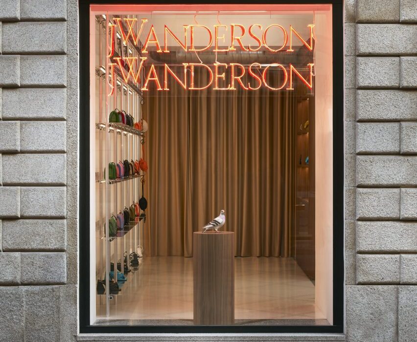 6a Architects brings Soho sex shop windows to JW Anderson Milan store