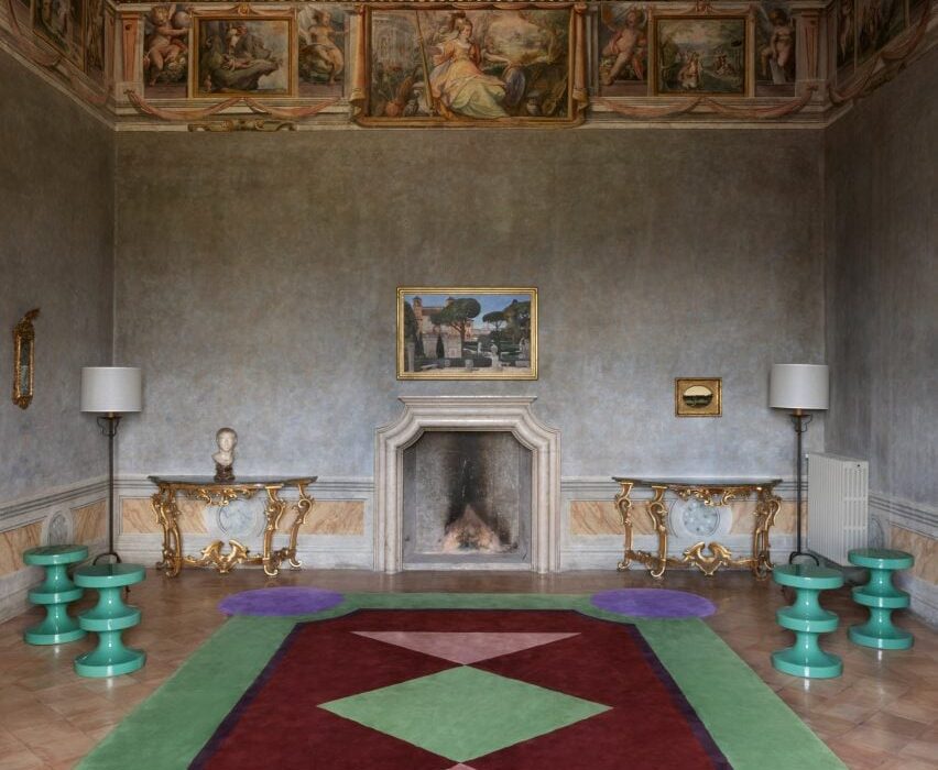 India Mahdavi enlivens Rome’s Villa Medici with bold geometric furnishings