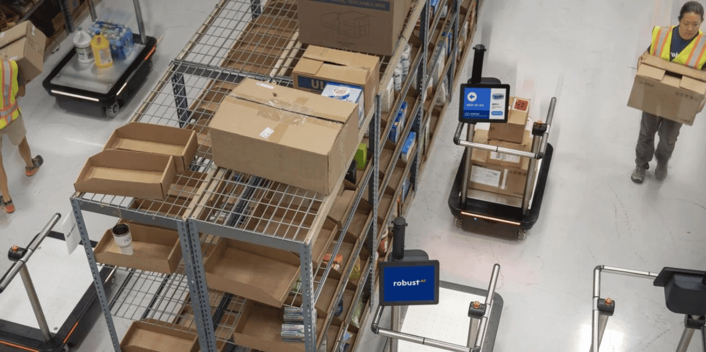 Warehouse robots that work with people