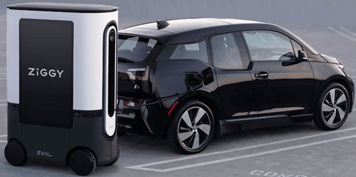 A robot brings EV charging to your parking space 