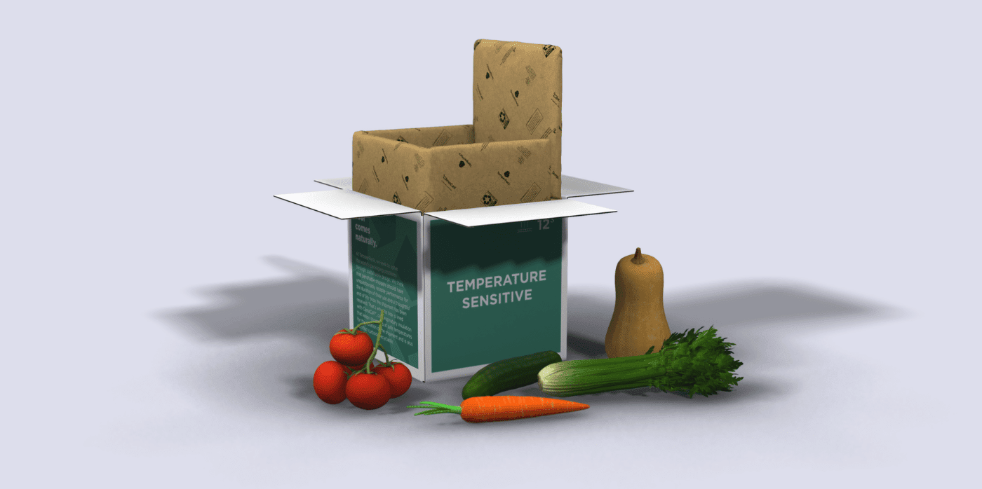 Sustainable packaging keeps perishable produce cool 