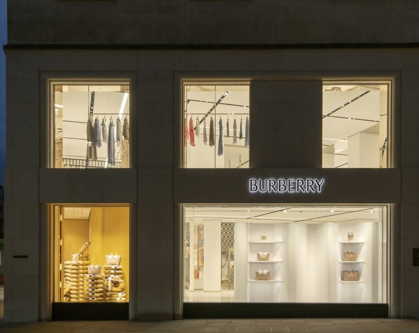 Burberry’s draws on minimalism at New Bond Street store