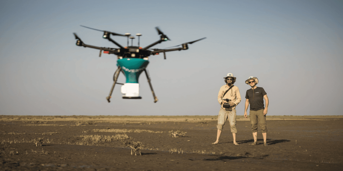 Drones boost biodiversity at scale