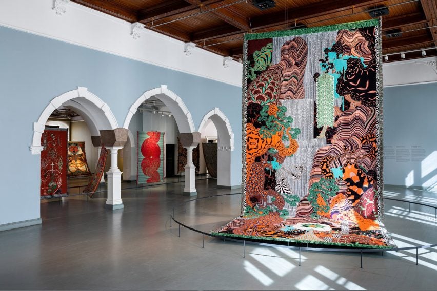 Kustaa Saksi creates vivid tapestries to explore “reality and illusion”