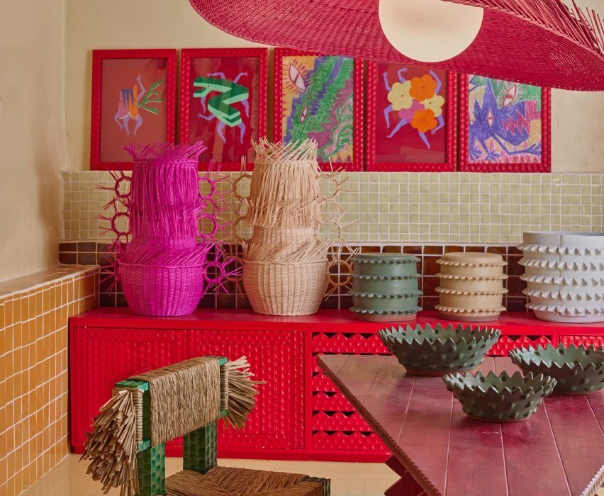 Mestiz celebrates artisan collaborations in colourful Mexico studio