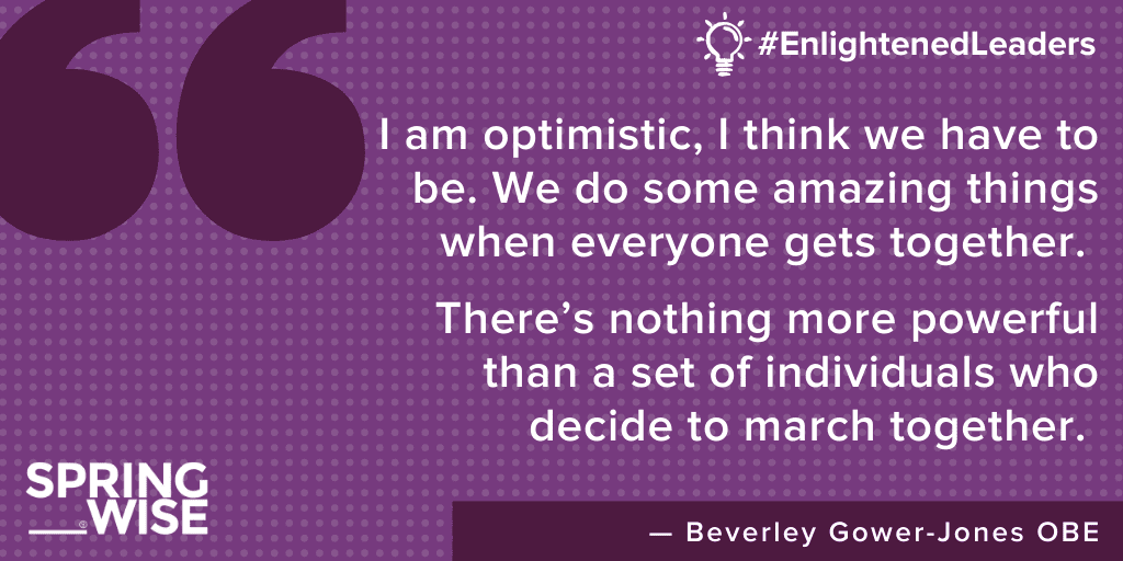 Enlightened leaders: Beverley Gower-Jones OBE