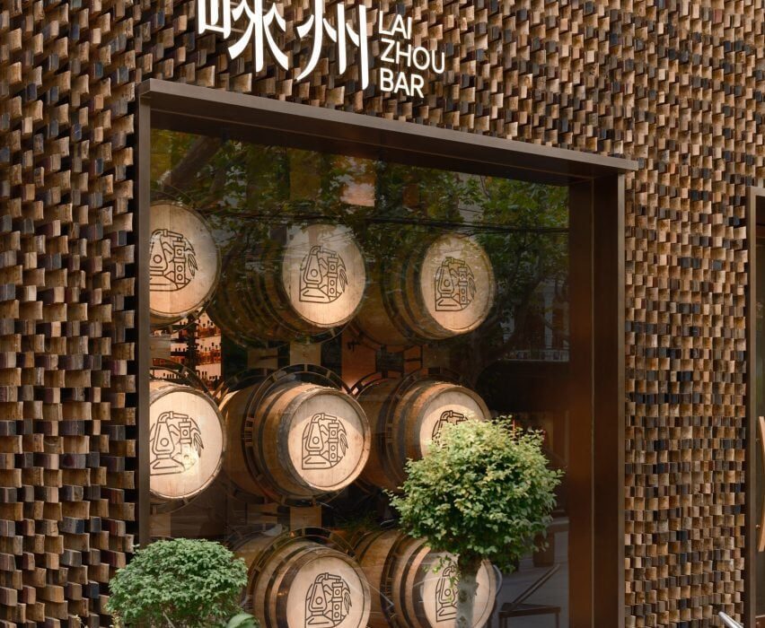 RooMoo resuses old whiskey barrels inside Shanghai’s Laizhou Bar