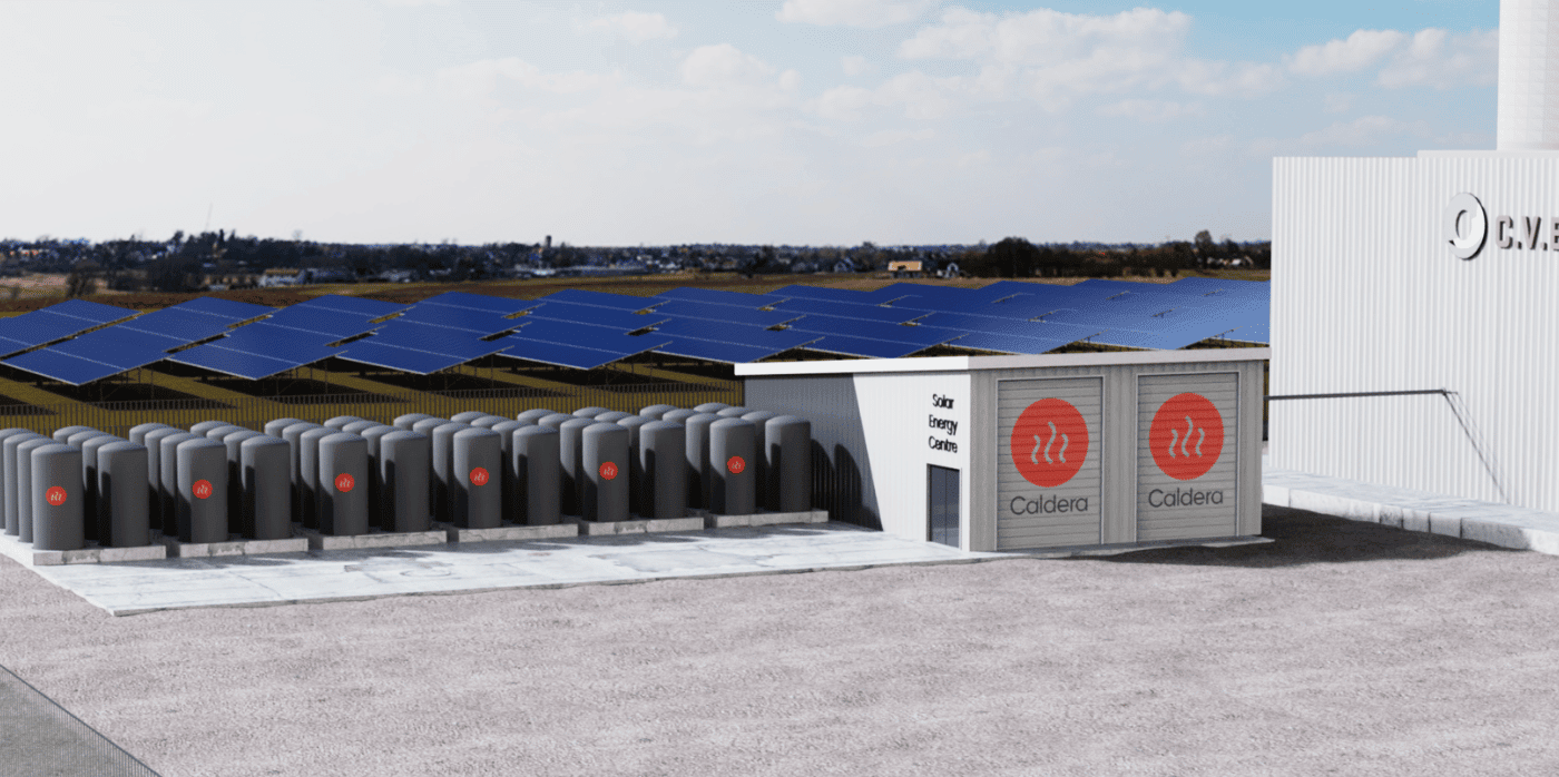 Volcanic batteries for industrial heat solutions