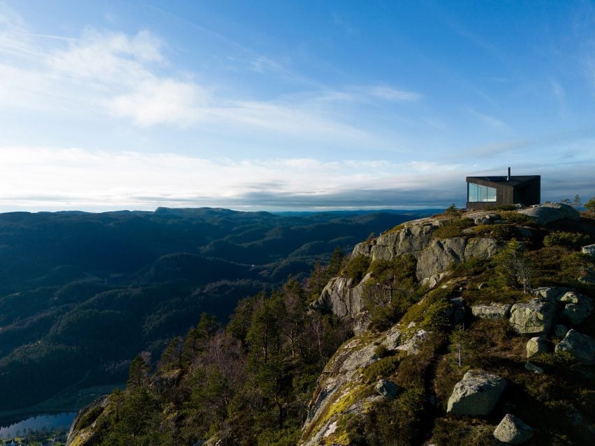 Feste designs Agder Day-Trip Cabins for 25 locations in southern Norway