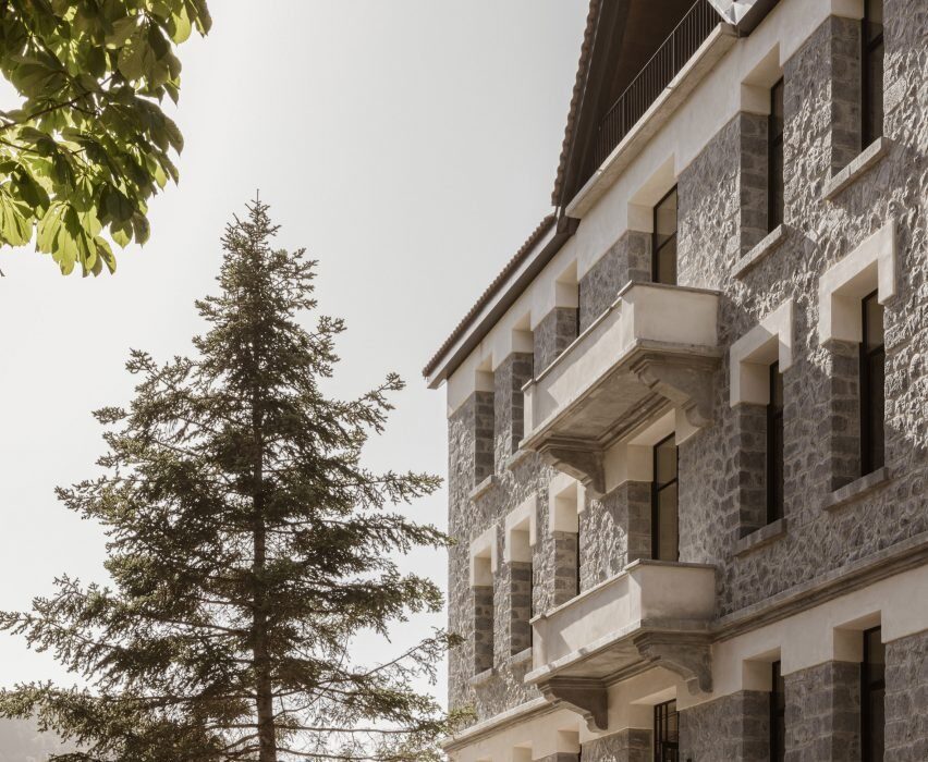 Historic sanatorium in Greek mountain forest transformed into Manna hotel