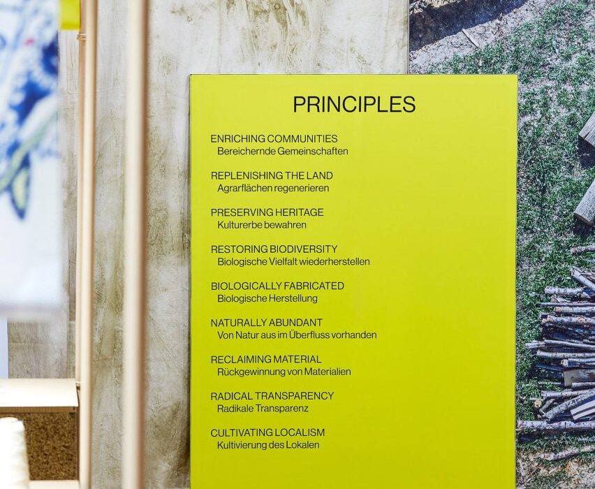 FranklinTill lists nine principles for a shift to regenerative materials