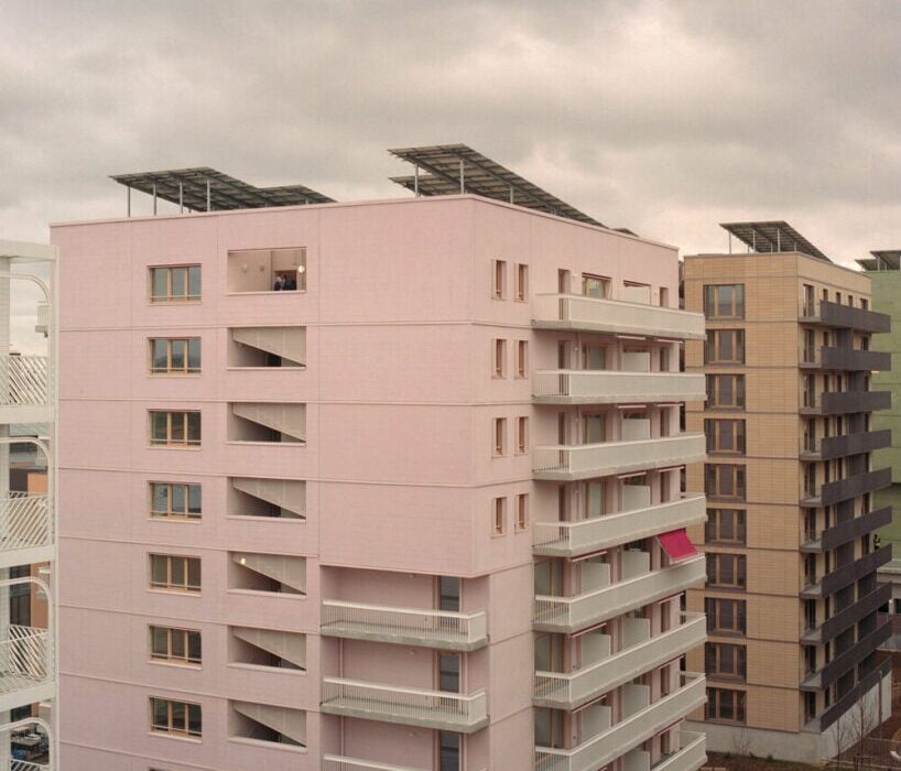 pastel colors clothe athletes' village for paris olympic games 2024